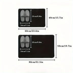 Super Absorbent Diatomaceous Floor Mat, Flower Pattern Non-Slip Bathroom Carpet Rug, Anti-Fouling
