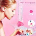 Portable USB Charging Waterproof Face Eyes Massager, Pocket Mini Ring Face and Eye Massager for Facial Skin Care