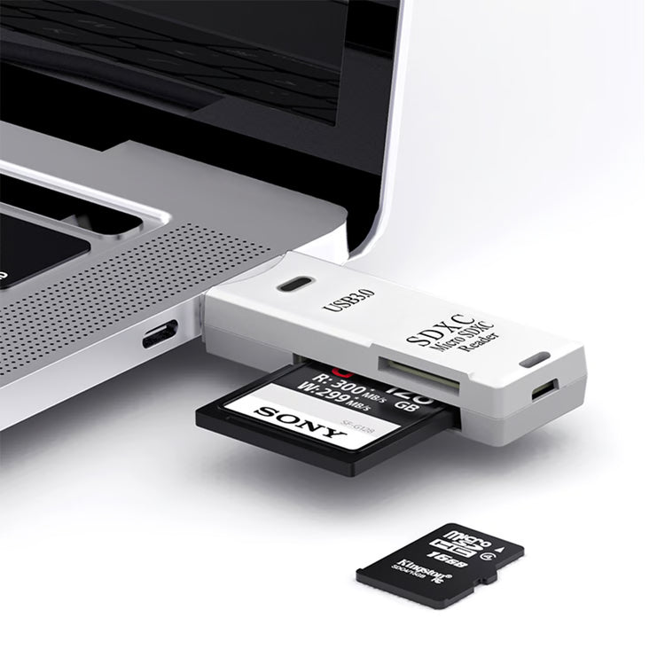 2 in 1 USB 3.0 Card Reader for Micro SD and TF Cards High Speed Adapter