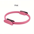 Yoga Pilates Ring for Home Exercise, Resistance Elastic Gym Workout, Monochrome Fitness Ring, Body Stretch Ring