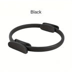 Yoga Pilates Ring for Home Exercise, Resistance Elastic Gym Workout, Monochrome Fitness Ring, Body Stretch Ring
