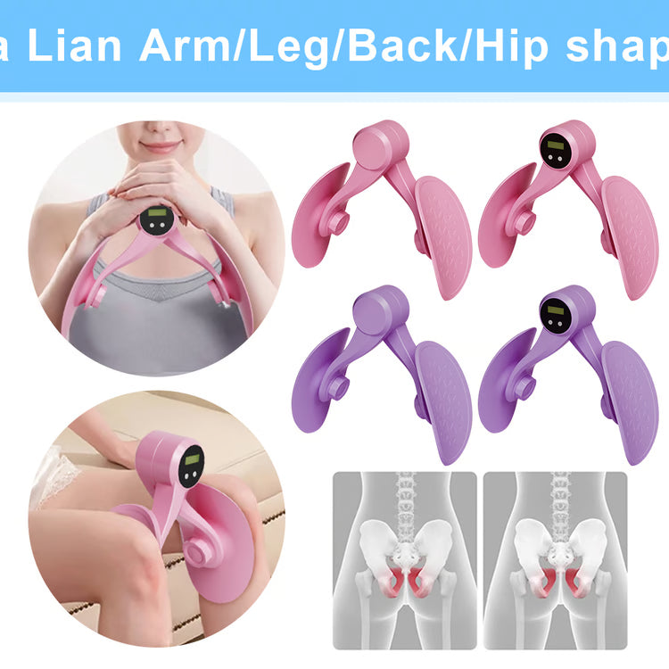 Pelvic Floor Trainer with Counter for Inner Thigh Toning and Full Body Sculpting