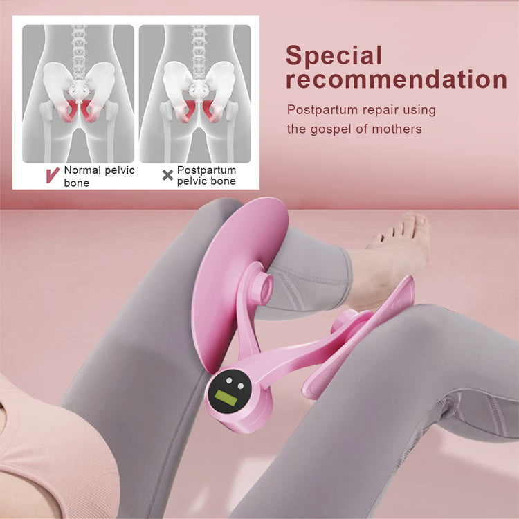 Pelvic Floor Trainer with Counter for Inner Thigh Toning and Full Body Sculpting