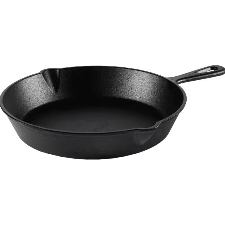 Heat Pro Pre-Seasoned Cast Iron Skillet for Even Cooking & Long-Lasting Performance