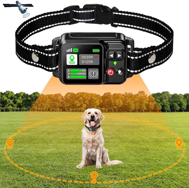 GPS Wireless Dog Fencing System Electric Pet Containment with Satellite Technology